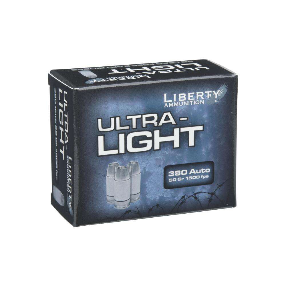 Ammunition Liberty Ammunition Ready Series 380ACP Ultra-Light .380ACP 50gr Copper Mono.Frag HP 20RD • Model: Ready Series